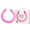 Фаллоимитатор двусторонний Baile Double Dones, реалистичный, розовый, 44 × 3,5 см фото №1 — секс игрушки: Украина, NO TABOO