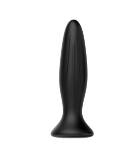 Анальный вибратор MR PLAY силиконовый, черный, 12,8 х 3 см - No Taboo