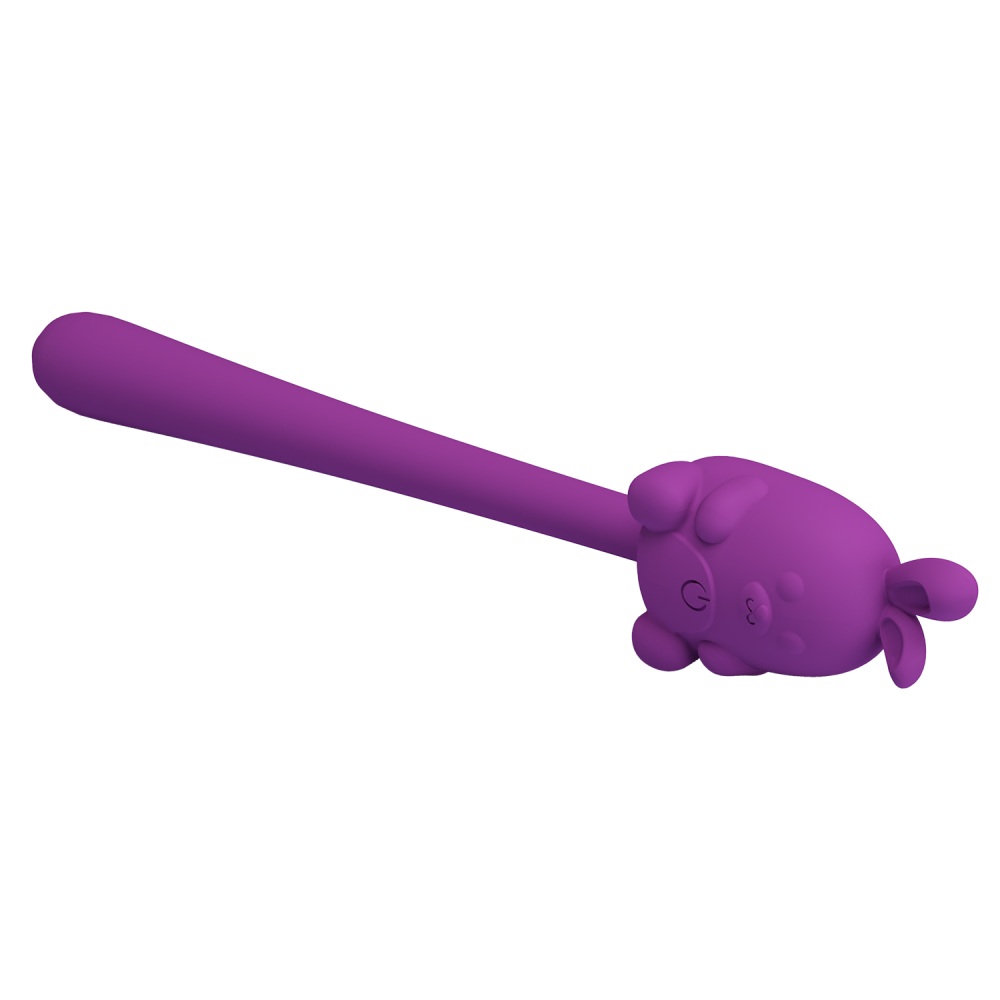 Минивибратор Pretty Love Cute Bunny гибкий, фиолетовый, 14.2 х 2.4 см фото №6 — секс игрушки: Украина, NO TABOO