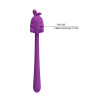 Минивибратор Pretty Love Cute Bunny гибкий, фиолетовый, 14.2 х 2.4 см фото №9 — секс игрушки: Украина, NO TABOO