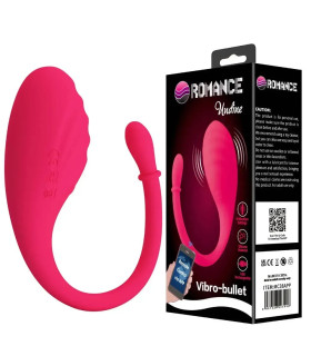 Виброяйцо Romance Undine с приложением, розовое, 20.5 х 3.4 см - No Taboo
