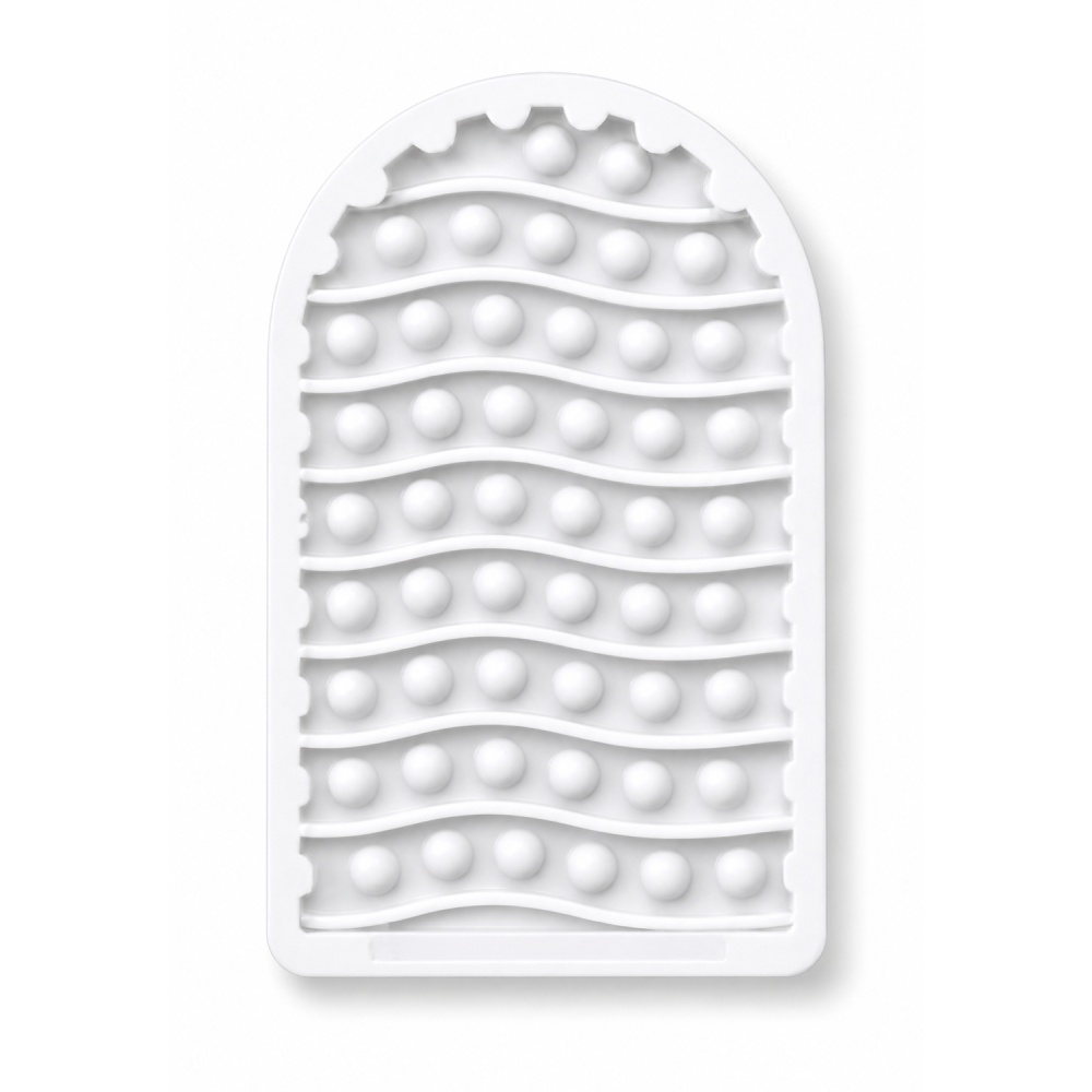 Мини мастурбатор DOU BAO WAVES Pocket Genius с рельефом волн, белый, 8.2 х 5.2 см фото №4 — секс игрушки: Украина, NO TABOO
