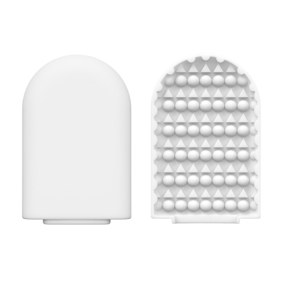 Мини мастурбатор DOU BAO DOTS Pocket Genius с рельефом точек, белый, 8.2 х 5.2 см фото №7 — секс игрушки: Украина, NO TABOO