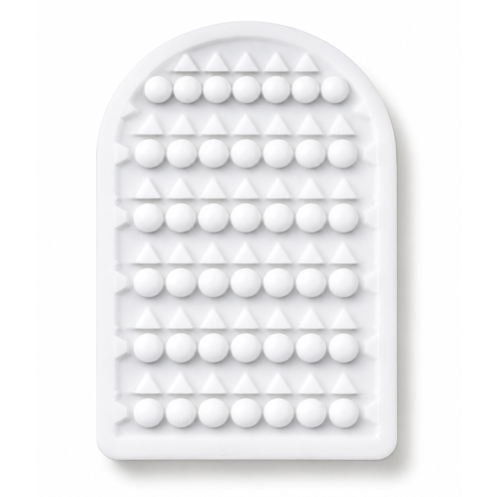 Мини мастурбатор DOU BAO DOTS Pocket Genius с рельефом точек, белый, 8.2 х 5.2 см фото №4 — секс игрушки: Украина, NO TABOO