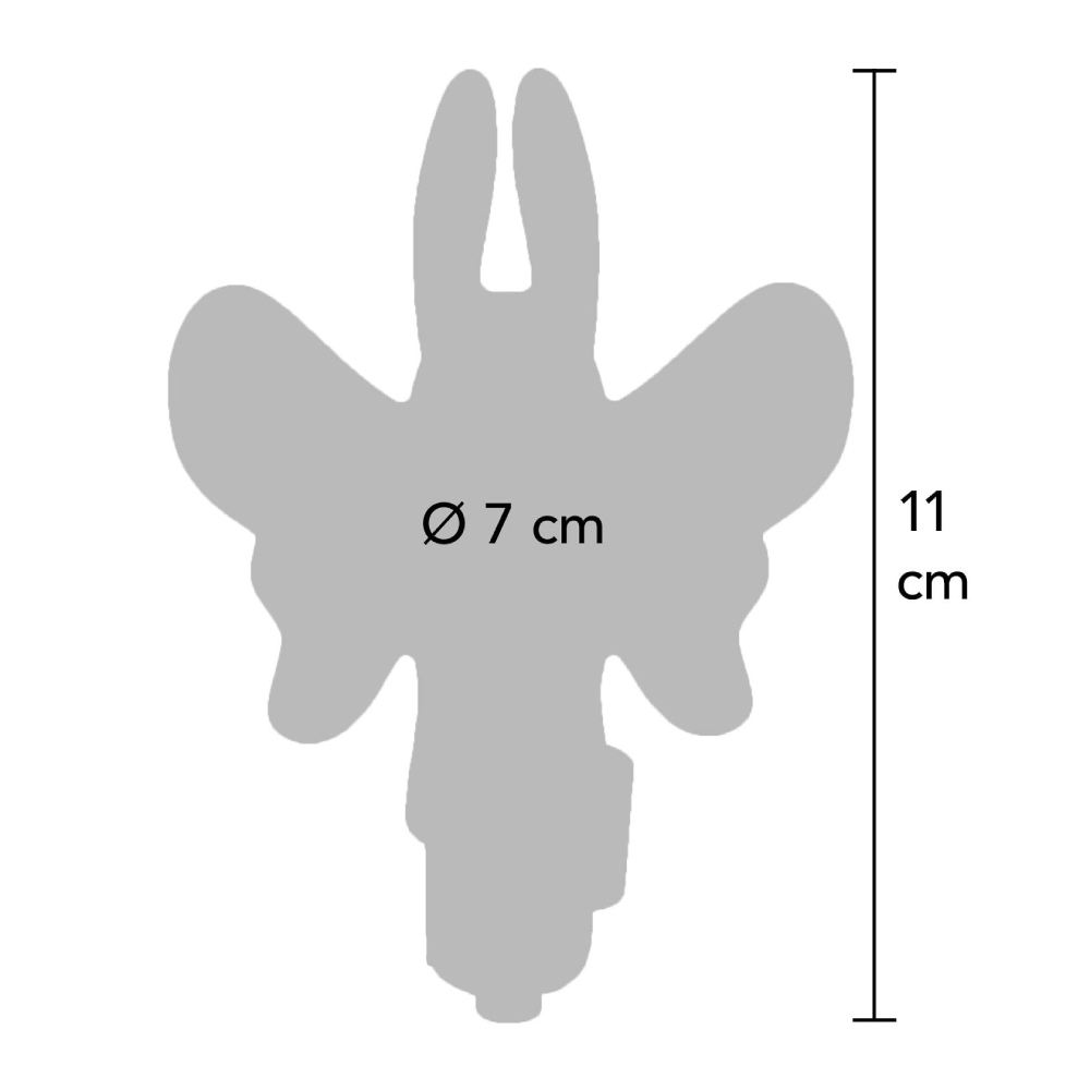 Вибратор на палец Toy Joy Butterfly Pleaser в виде бабочки, розовый, 11 х 7 см фото №3 — секс игрушки: Украина, NO TABOO