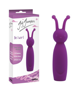 Минивибратор для клитора Chisa Bellwort в виде зайчика, фиолетовый, 11.3 х 2.5 см - No Taboo