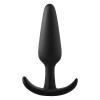 Анальная пробка Dream Toys Fantasstic с ограничителем, черная, 8.3 х 2.1 см фото №1 — секс игрушки: Украина, NO TABOO