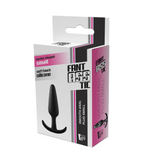Анальная пробка Dream Toys Fantasstic с ограничителем, черная, 8.3 х 2.1 см - No Taboo