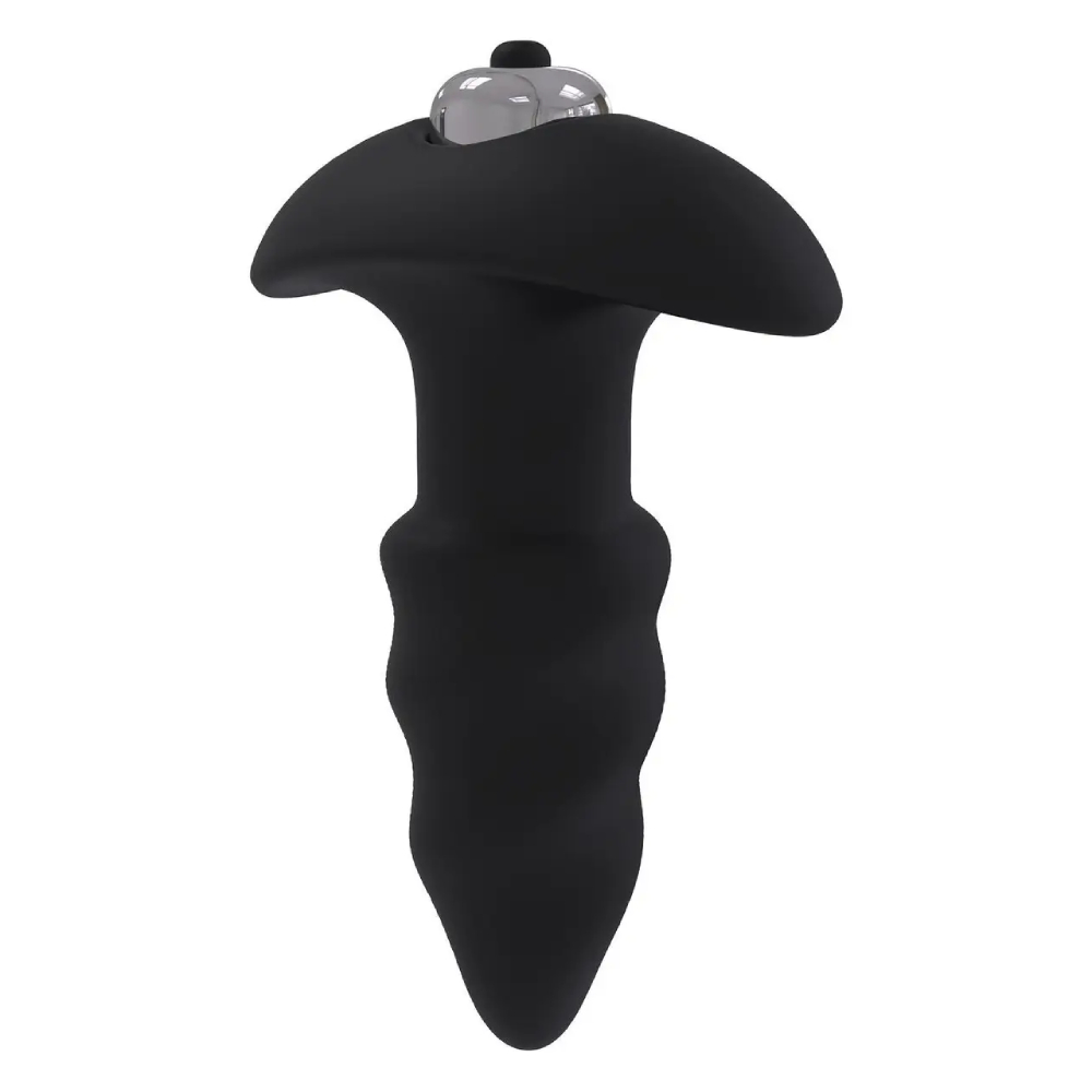 Анальный вибратор Dream Toys Cheeky Love со стоппером, черный, 9 х 3 см фото №3 — секс игрушки: Украина, NO TABOO