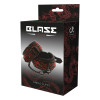 Поножи Dream Toys Blaze с красной вышивкой, черные, 5 см, фото №2 — секс шоп Украина, NO TABOO