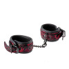 Поножи Dream Toys Blaze с красной вышивкой, черные, 5 см, фото №6 — секс шоп Украина, NO TABOO