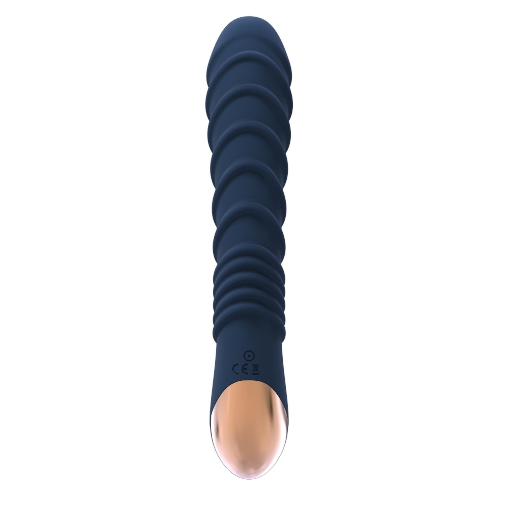 Вибратор для точки G Dream Toys Aeolus с подогревом, синий, 21 х 4 см фото №6 — секс игрушки: Украина, NO TABOO
