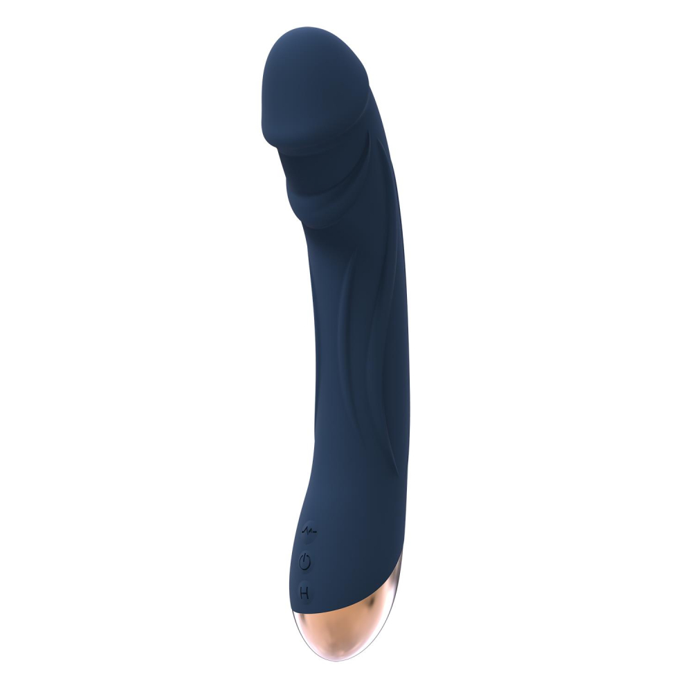 Вибратор для точки G Dream Toys Boreas с подогревом, синий, 21 х 3.9 см фото №0 — секс игрушки: Украина, NO TABOO