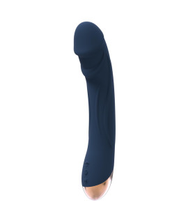 Вибратор для точки G Dream Toys Boreas с подогревом, синий, 21 х 3.9 см - No Taboo