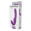 Безременный вибрострапон Dream Toys Double Dipper, фиолетовый, 22 х 3.6 см фото №2 — секс игрушки: Украина, NO TABOO
