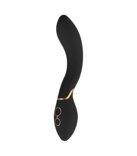 Вибратор для точки G Dream Toys Elite Josephine изогнутый, черно-золотой, 20 х 3.6 см - No Taboo