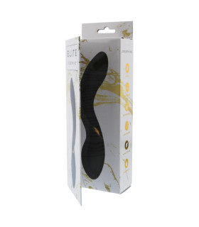 Вибратор для точки G Dream Toys Elite Josephine изогнутый, черно-золотой, 20 х 3.6 см - No Taboo