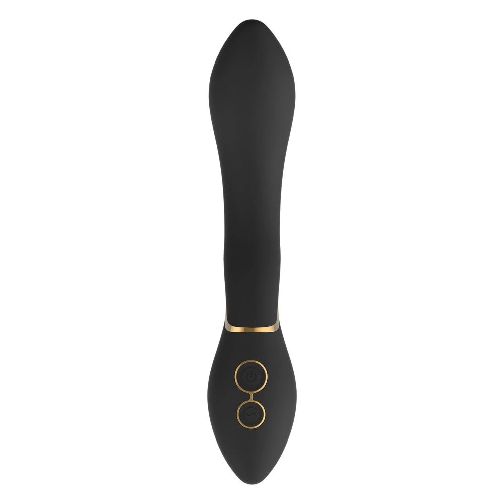 Вибратор для точки G Dream Toys Elite Josephine изогнутый, черно-золотой, 20 х 3.6 см фото №6 — секс игрушки: Украина, NO TABOO