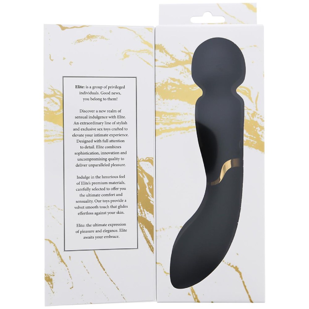 Вибратор-микрофон Dream Toys Celine двусторонний, черный, 22.5 х 3.9 см фото №4 — секс игрушки: Украина, NO TABOO