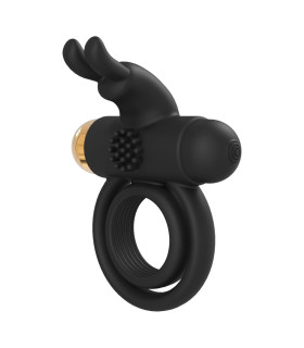 Эрекционное виброкольцо Dream Toys Joel с ушками, черное, 9 х 2.5 см - No Taboo