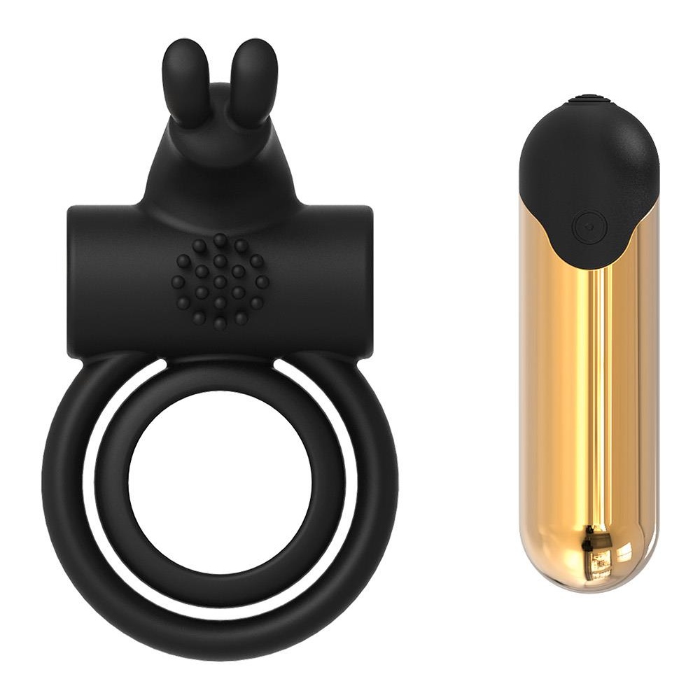 Эрекционное виброкольцо Dream Toys Joel с ушками, черное, 9 х 2.5 см фото №11 — секс игрушки: Украина, NO TABOO