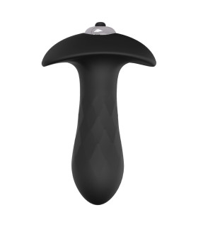 Анальный вибратор Dream Toys Diamond с ограничителем, черный, 10 х 3 см - No Taboo