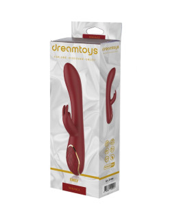 Вибратор-кролик Dream Toys Emily силиконовый, бордовый, 22.5 х 4.1 см - No Taboo