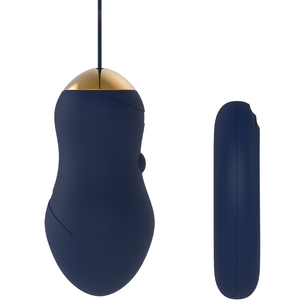 Виброяйцо Dream Toys Apollo с пультом, синее, 14 х 3.5 см фото №9 — секс игрушки: Украина, NO TABOO