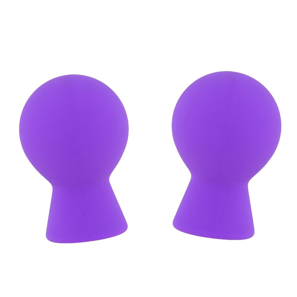 Помпы для сосков Dream Toys силиконовые, фиолетовые, 6.3 х 4.1 см фото №0 — секс игрушки: Украина, NO TABOO