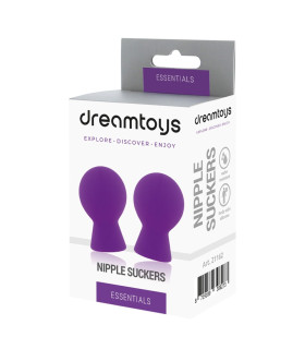 Помпы для сосков Dream Toys силиконовые, фиолетовые, 6.3 х 4.1 см - No Taboo