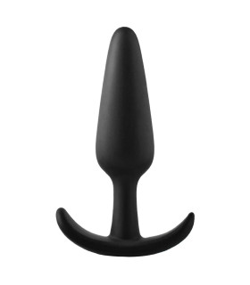 Анальная пробка Dream Toys Fantasstic с ограничителем, черная, 9.9 х 2.5 см - No Taboo
