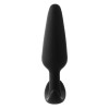 Анальная пробка Dream Toys Fantasstic с ограничителем, черная, 9.9 х 2.5 см фото №3 — секс игрушки: Украина, NO TABOO