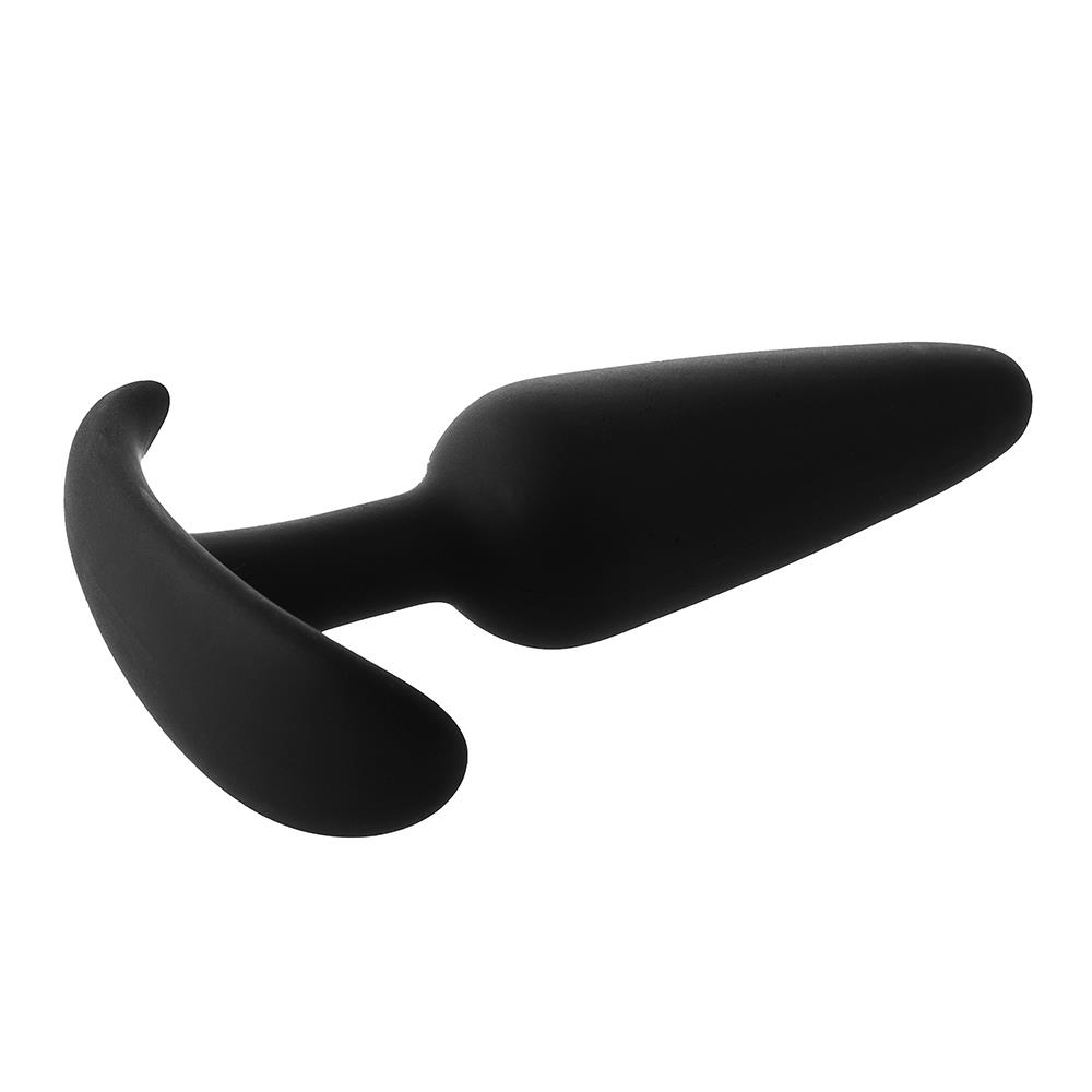 Анальная пробка Dream Toys Fantasstic с ограничителем, черная, 9.9 х 2.5 см фото №4 — секс игрушки: Украина, NO TABOO