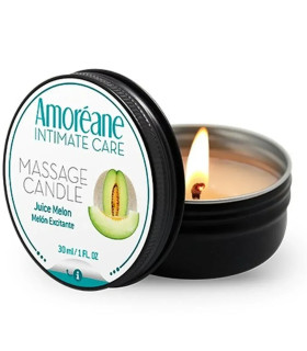 Массажная свеча Juicy Melon Amoreane, 30 мл, с ароматом дыни - No Taboo