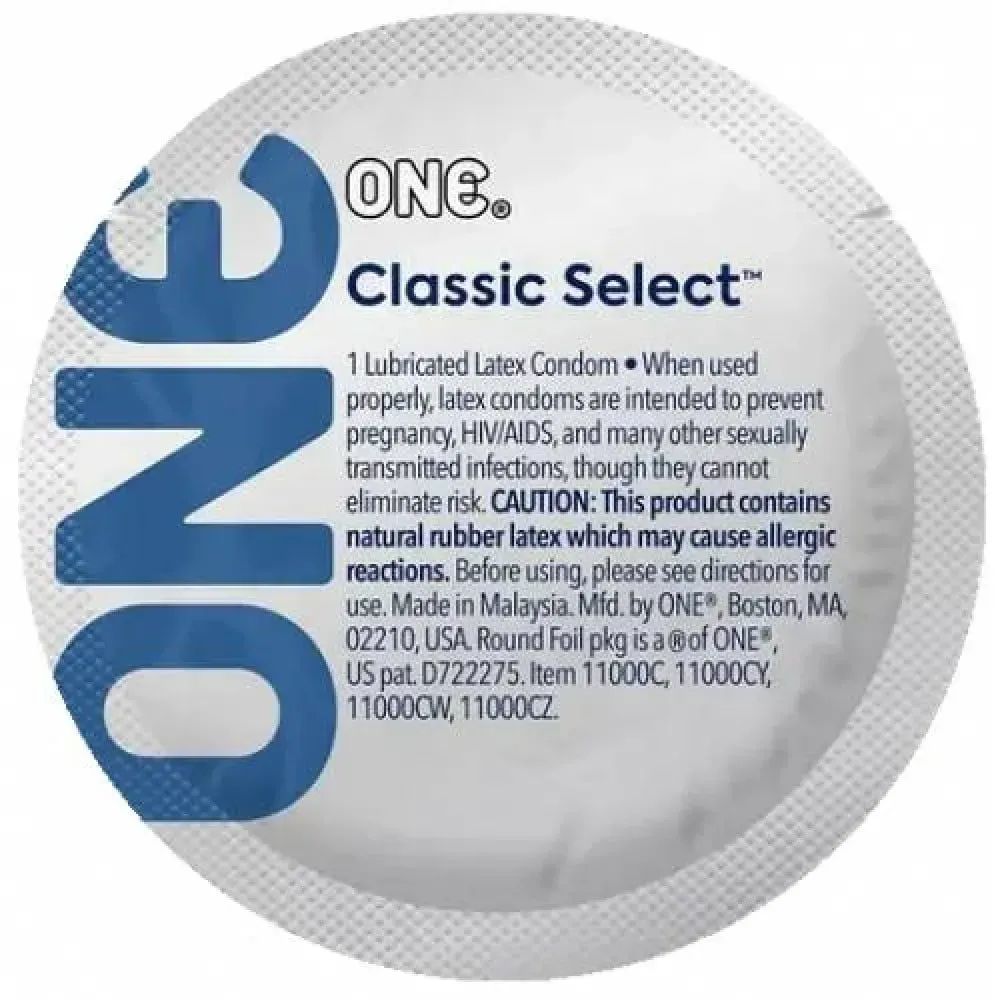 Набор классических латексных презервативов One Classic Select, 5 шт, фото №0 — секс шоп Украина, NO TABOO