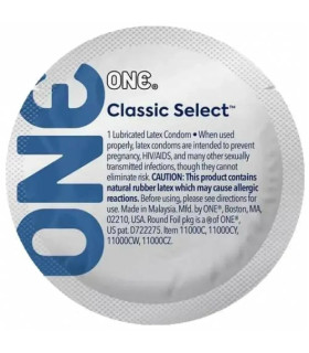 Набор классических латексных презервативов One Classic Select, 5 шт - No Taboo