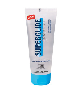 Лубрикант HOT Superglide на водной основе, 200 мл - No Taboo