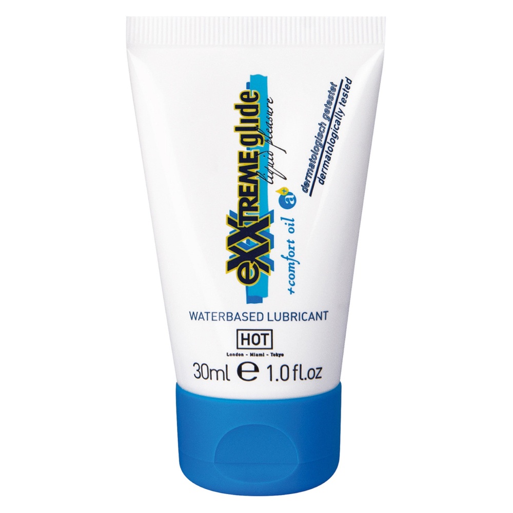 Анальний лубрикант HOT eXXtreme Glide на водній основі, 30 мл, фото №0 — секс шоп Україна, NO TABOO