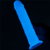 Фаллоимитатор реалистичный Lovetoy Lumino Play Dildo светится в темноте, на присоске, прозрачный, 21 х 4 см фото №6 — секс игрушки: Украина, NO TABOO