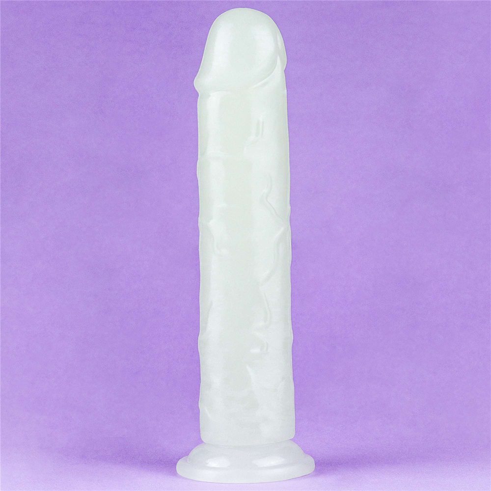 Фаллоимитатор реалистичный Lovetoy Lumino Play Dildo светится в темноте, на присоске, прозрачный, 21 х 4 см фото №13 — секс игрушки: Украина, NO TABOO