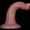 Вибратор двойной плотности Lovetoy Dual Density Power Cock на присоске, бежевый, 15.2 х 3.8 см фото №7 — секс игрушки: Украина, NO TABOO
