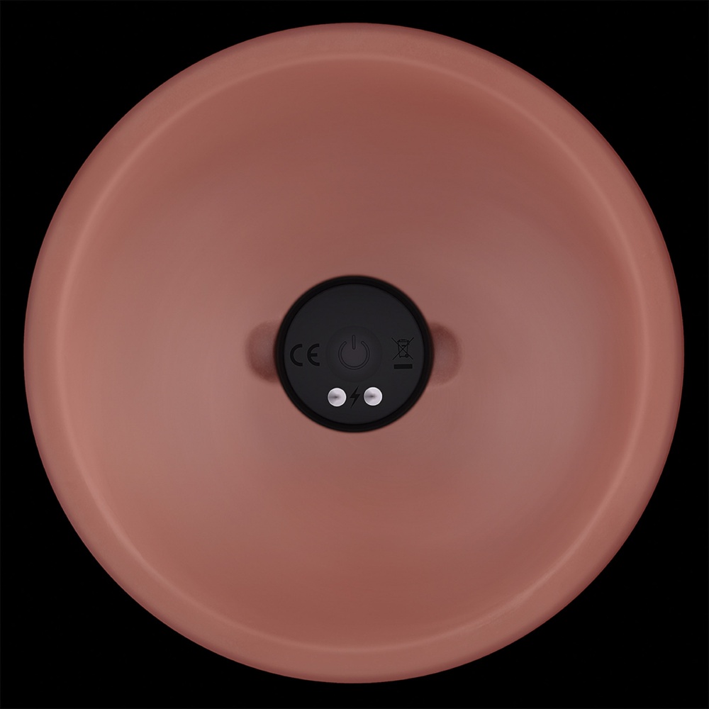 Вибратор двойной плотности Lovetoy Dual Density Power Cock на присоске, бежевый, 15.2 х 3.8 см фото №10 — секс игрушки: Украина, NO TABOO