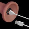 Вибратор двойной плотности Lovetoy Dual Density Power Cock на присоске, бежевый, 20.3 х 4 см фото №9 — секс игрушки: Украина, NO TABOO