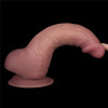 Вібратор із подвійною щільністю Lovetoy Dual Density Power Cock на присосці, бежевий, 21.5 х 4.5 см фото №8 — секс іграшки: Україна, NO TABOO
