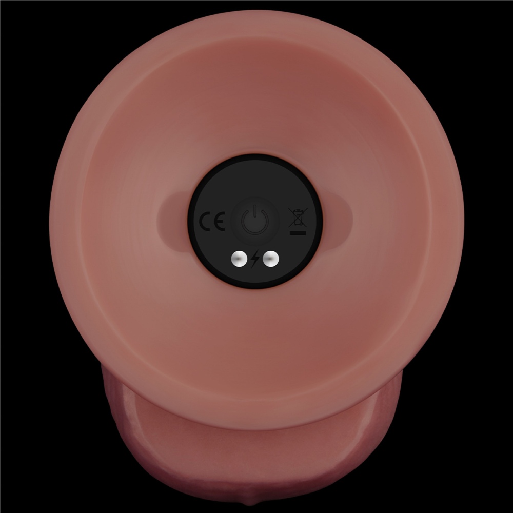 Вібратор із подвійною щільністю Lovetoy Dual Density Power Cock на присосці, бежевий, 21.5 х 4.5 см фото №10 — секс іграшки: Україна, NO TABOO