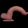 Вибратор двойной плотности Lovetoy Dual Density Power Cock на присоске, бежевый, 22.8 х 4 см фото №9 — секс игрушки: Украина, NO TABOO