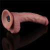 Вибратор двойной плотности Lovetoy Dual Density Power Cock на присоске, бежевый, 22.8 х 4 см фото №11 — секс игрушки: Украина, NO TABOO