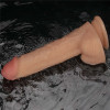 Вибратор реалистичный Lovetoy Power Basics Cock на присоске, бежевый, 20 х 4.5 см фото №5 — секс игрушки: Украина, NO TABOO