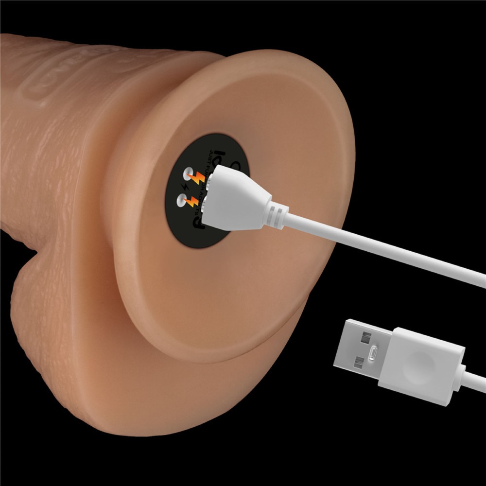 Вибратор реалистичный Lovetoy Power Basics Cock на присоске, бежевый, 20 х 4.5 см фото №8 — секс игрушки: Украина, NO TABOO