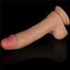 Вібратор реалістичний Lovetoy Power Basics Cock на присосці, бежевий, 22 х 4.5 см фото №11 — секс іграшки: Україна, NO TABOO